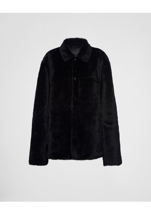 Shearling blouson jacket