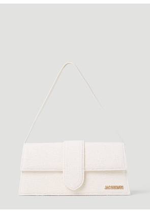 Jacquemus Le Bambino Long Shoulder Bag - Woman Shoulder Bags Cream One Size