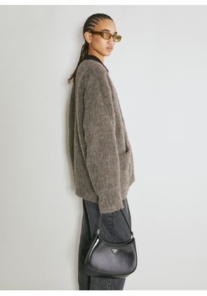 Our Legacy Fuzzy Cardigan - Woman Knitwear Grey Fr - 40