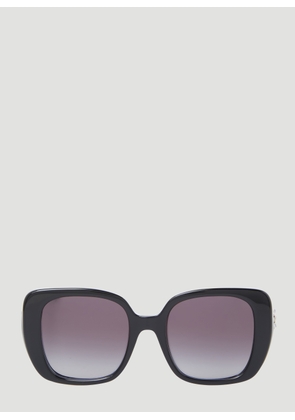 Burberry Helena Square Sunglasses - Woman Sunglasses Black One Size