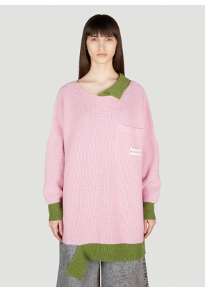 Marni Half Collar Sweater - Woman Knitwear Pink It - 40