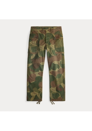 Camo Poplin Cargo Field Trouser