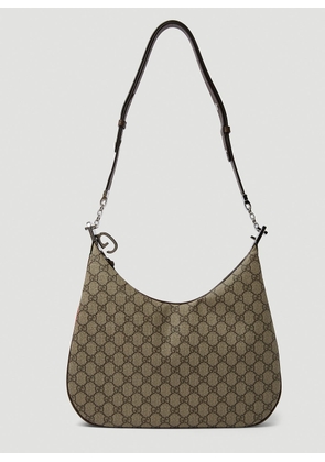 Gucci Attache Multi Strap Shoulder Bag - Woman Shoulder Bags Brown One Size