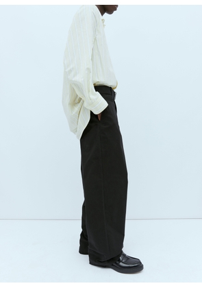 Jil Sander Relaxed Belt Pants - Man Pants Black Eu - 50