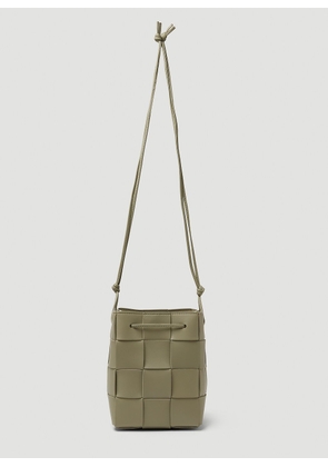 Bottega Veneta Bucket Small Shoulder Bag - Woman Shoulder Bags Khaki One Size