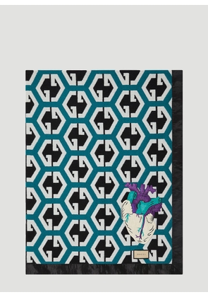 Gucci Gg Exagonal Blanket -  Textiles Black One Size