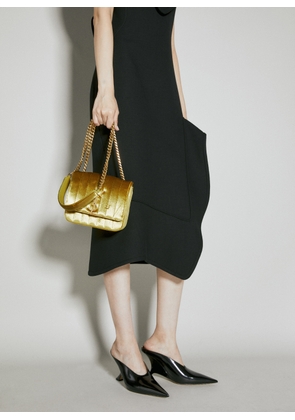 Saint Laurent Vicky Small Shoulder Bag - Woman Shoulder Bags Gold One Size