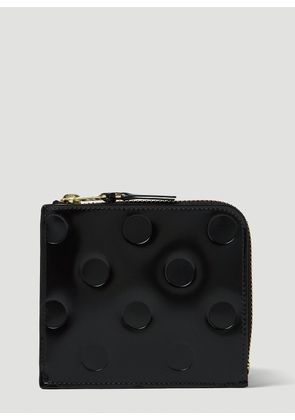 Comme des Garçons Wallet Dots Zip Wallet -  Wallets & Cardholders Black One Size