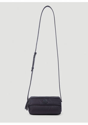 Moncler Keoni Down Crossbody Bag - Woman Shoulder Bags Black One Size
