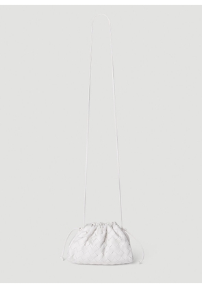 Bottega Veneta Pouch Intrecciato Clutch Bag - Woman Handbags White One Size
