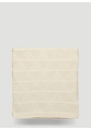 Bottega Veneta Cable-knit Scarf - Woman Scarves White One Size