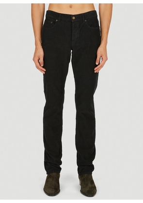 Saint Laurent Corduroy Pants - Man Pants Black 34