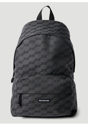 Balenciaga Signature Backpack - Man Backpacks Black One Size