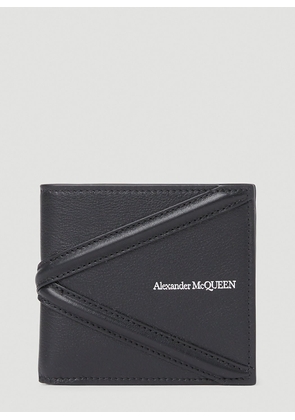 Alexander McQueen Bifold Logo Wallet - Man Wallets & Cardholders Black One Size
