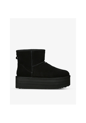 Womens UGG Classic Mini Suede Platform Boots
