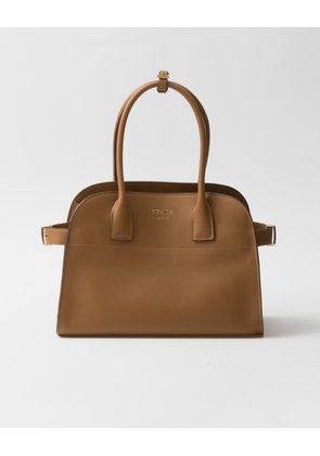 Medium leather tote bag