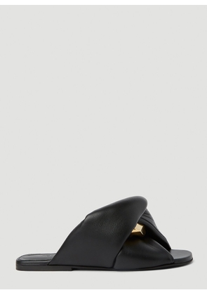 JW Anderson Chain Twist Sandals - Woman Sandals Black Eu - 36