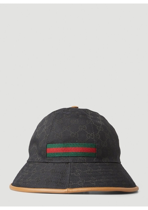 Gucci Gg Monogram Bucket Hat -  Hats Black S