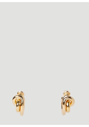 Bottega Veneta Loop Hoop Earrings - Woman Jewellery Gold One Size