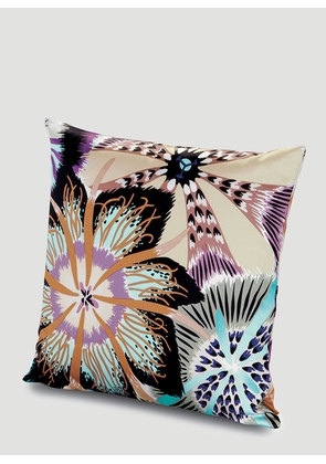 MissoniHome Passiflora Giant Print Small Cushion -  Textiles Multicolour One Size