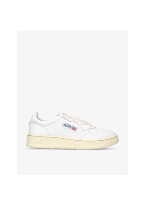 Womens Autry Medalist Low-Top Leather Trainers