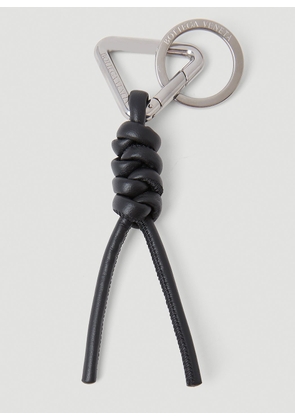 Bottega Veneta Knotted Keyring - Man Keyrings Black One Size