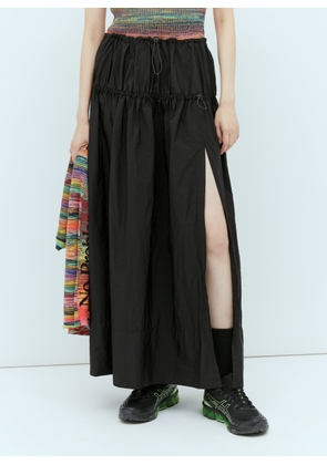 Aries Drawstring Snow Skirt - Woman Skirts Black 1