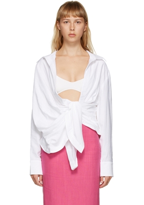 JACQUEMUS White 'La Chemise Bahia' Shirt