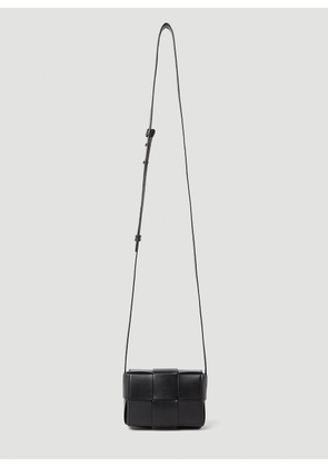Bottega Veneta Candy Cassette Crossbody Bag - Man Crossbody Bags Black One Size