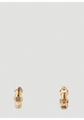 Bottega Veneta Thread Hoop Earrings - Woman Jewellery Gold One Size