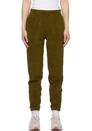 Gil Rodriguez SSENSE Exclusive Green Terry Beachwood Lounge Pants