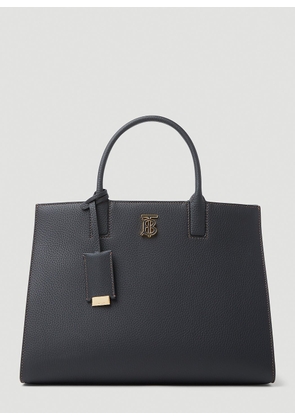 Burberry Tb Plaque Tote Bag - Woman Tote Bags Black One Size