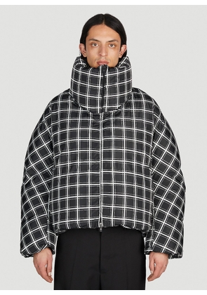 Marni Check Oversized Down Jacket - Man Jackets Black M