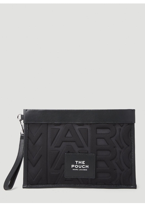 Marc Jacobs Monogram Large Clutch Bag - Woman Clutch Bags Black One Size