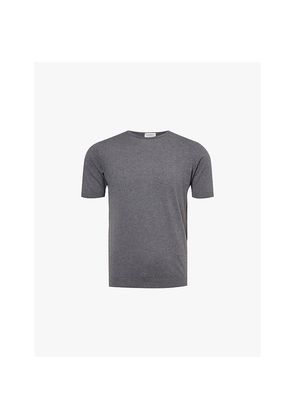 Mens John Smedley Belden Short-Sleeve Cotton Knitted T-Shirt