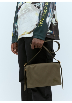 Burberry Trench Crossbody Bag - Man Crossbody Bags Olive One Size