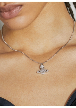 Vivienne Westwood Carmela Bas Relief Pendant Necklace - Woman Jewellery Silver One Size