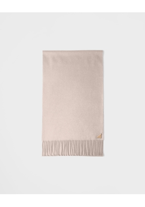 Silk and cashmere scarf