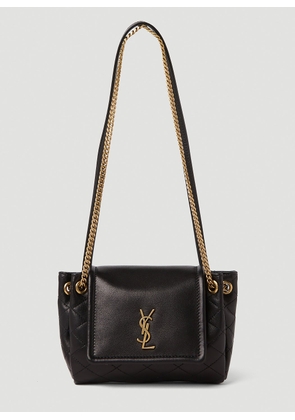 Saint Laurent Mini Nolita Shoulder Bag - Woman Shoulder Bags Black One Size