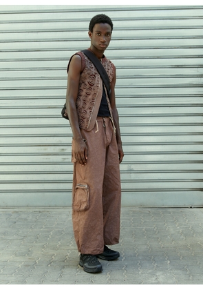 Charlie Constantinou Multi Pocket Cargo Pants - Man Pants Brown S - M