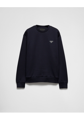 Technical cotton sweatshirt