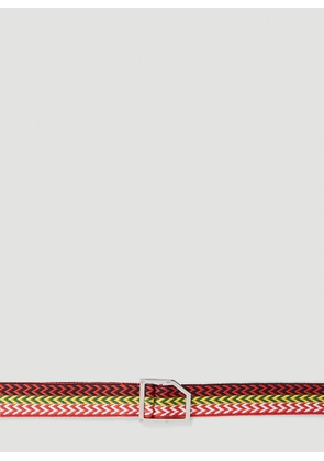 Lanvin Curb Belt - Man Belts Red One Size