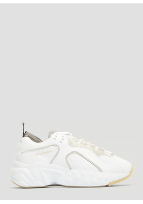 Acne Studios Rockaway Leather Sneakers - Woman Sneakers White Eu - 40