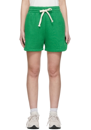 HALFBOY Green Sweat Shorts