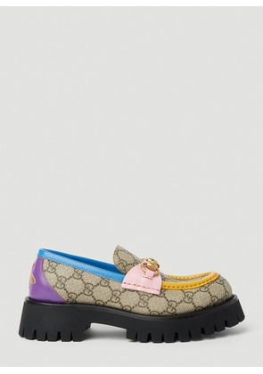 Gucci Gg Colour Block Loafers - Woman Loafers Multicolour Eu - 38