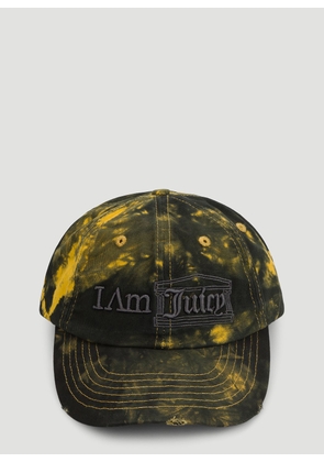 Aries x Juicy Couture I Am Juicy Tie Dye Cap -  Hats Black One Size
