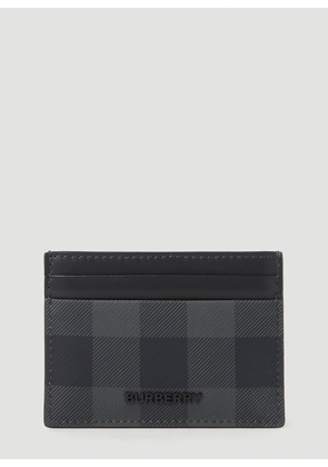 Burberry Check Cardholder - Man Wallets & Cardholders Black One Size