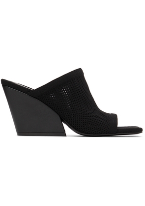 Stella McCartney Black Knit Mesh Mules