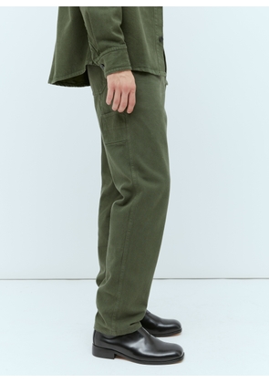 A.P.C. Chuck Elasticated Waistband Pants - Man Pants Green It - 48