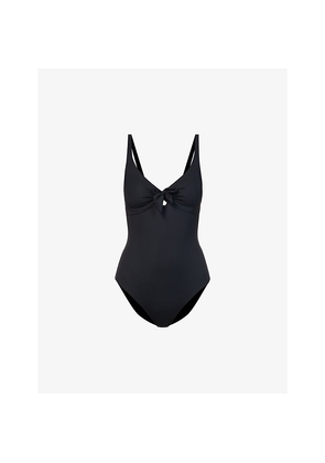 Womens Melissa Odabash Lisbon Bow-Embellished Swimsuit